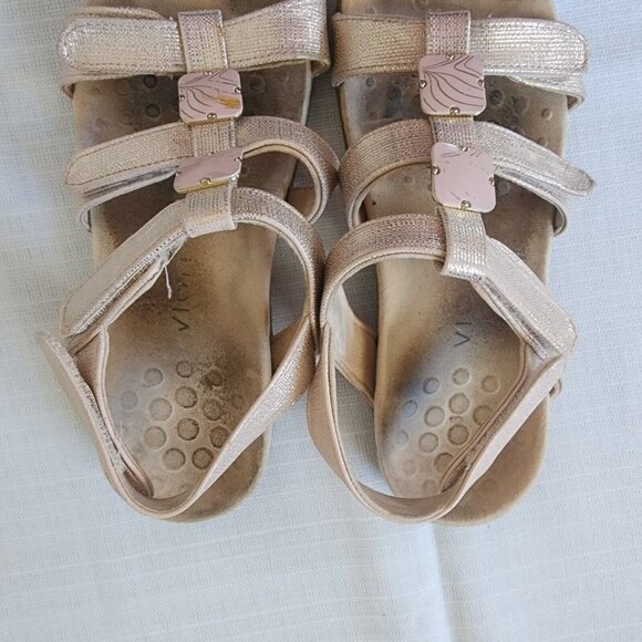 Vionic Amber Sandals 7 Beige Brown Pink - Picture 2 of 4